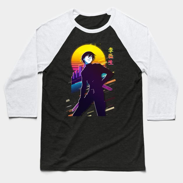 Darker than Black Hei Baseball T-Shirt by 80sRetro